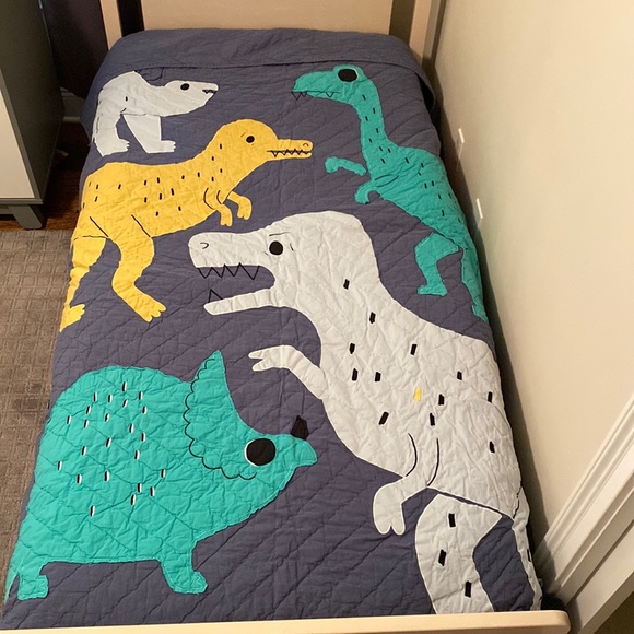 Land Of Nod Bedding Dinosaur Quilt Poshmark